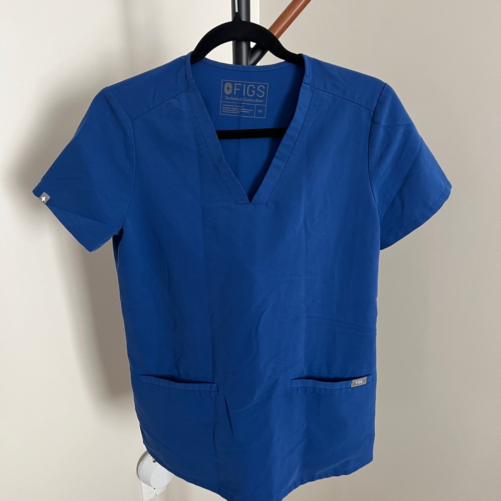 Figs Women's Winning Blue Scrub Set (Casma and Kade) XS